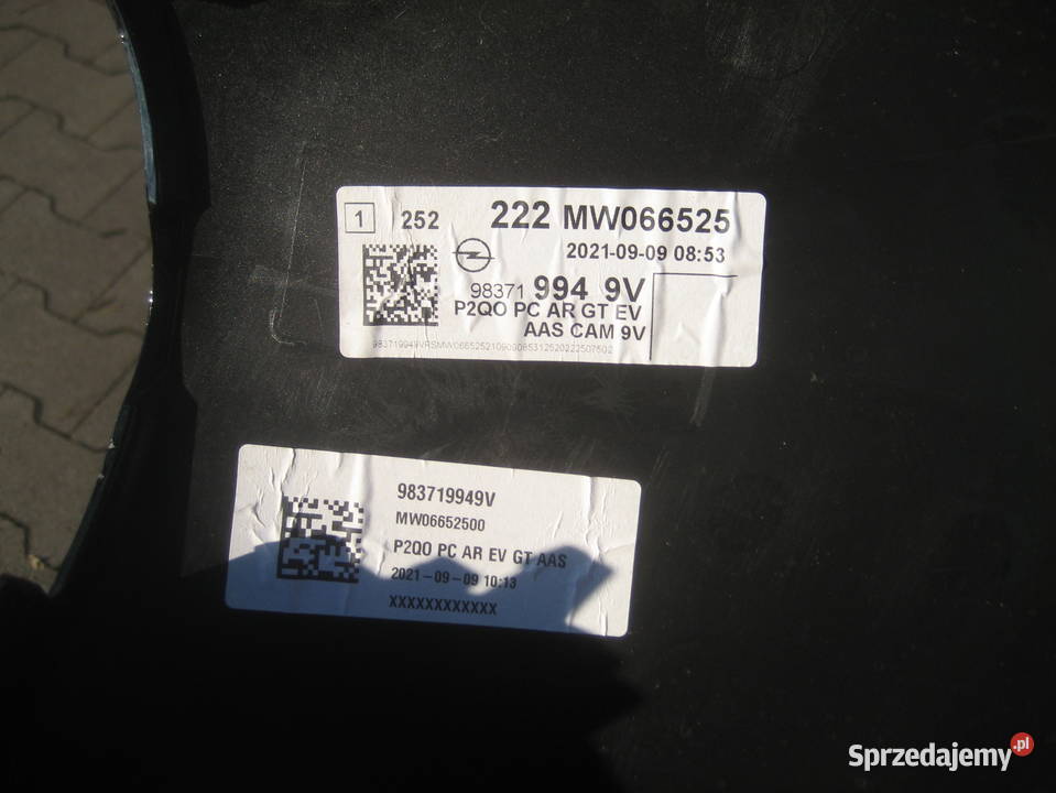 opel mokka II b 20r zderzak tył 6xpdc 9835248380 wielkopolskie Rakoniewice