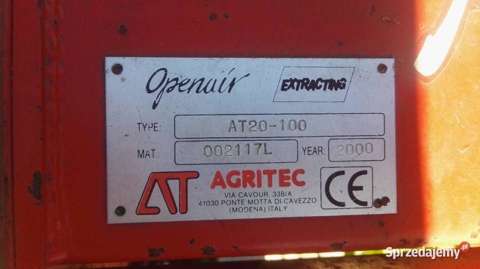 Glebogryzarka Agritec AT 20100 Wiedenmann Dubienka