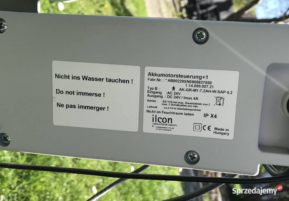 Pionizator podnośnik elektryczny Sito Meyra Ryki