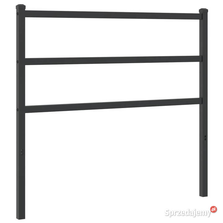 Metalowe wezgłowie czarne 107 WM355395