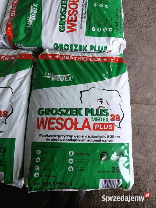 Workowany groszek pakowany 20 i 25