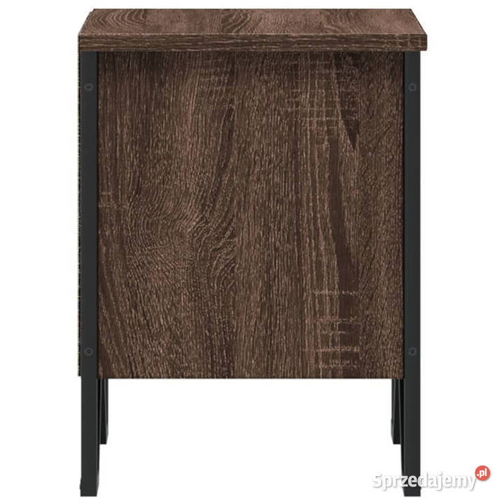 Szafka nocna brązowy dąb 40x30x40 materiał