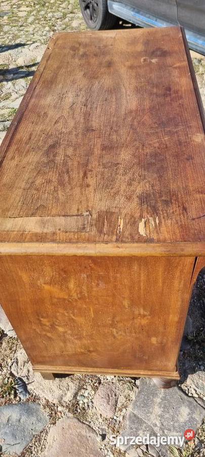 Drewniana komoda duża Kamieniec Ząbkowicki