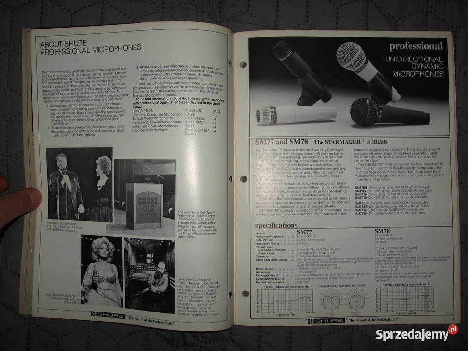 SHURE Microphone and Circuitry Products 1981 Kępice