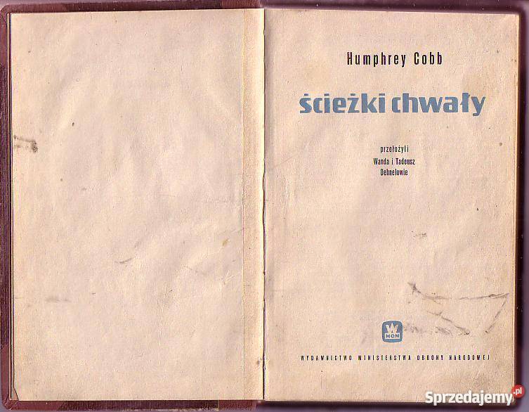 5810 ŚCIEŻKI CHWAŁY HUMPHREY COBB Czyrna