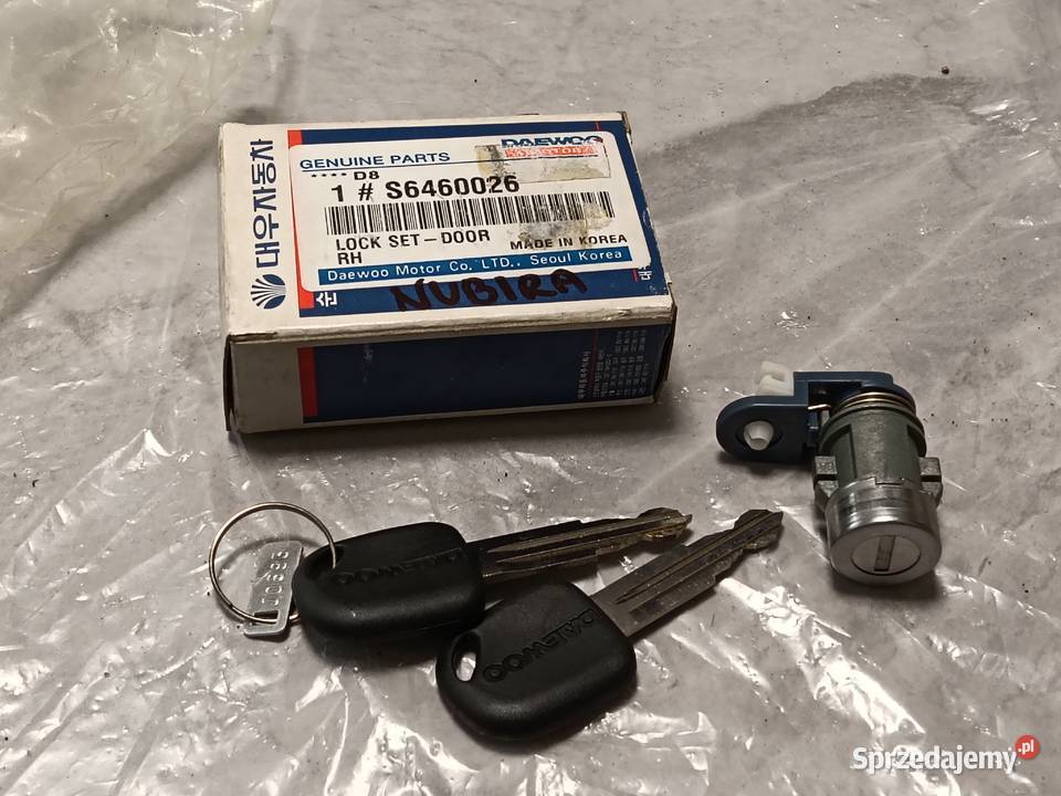 Wkładka zamka przód prawy OE Daewoo S6460026 Chorzów