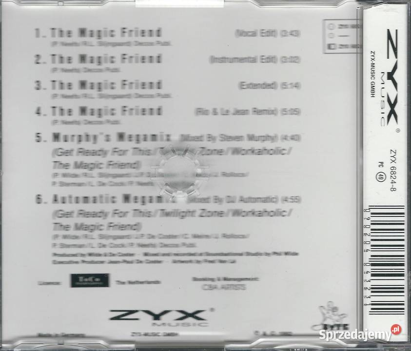 Maxi CD 2 Unlimited The Magic Friend 1992 ZYX Brwinów