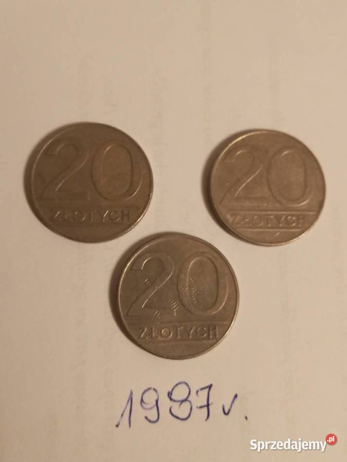 Monety 20 zł z 1987r.