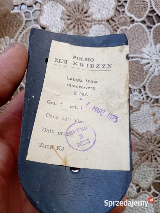 Nowa lampa komar tył żak kwidzyn Części i akcesoria motocyklowe Majdan Królewski