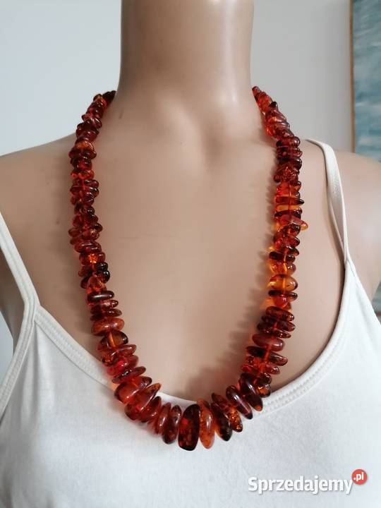 Naszyjnik Bursztyn koniakowy podlaskie Białystok