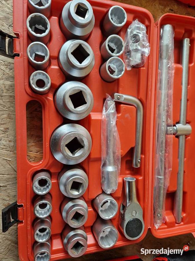 ZESTAW KLUCZY NASADOWYCH 26el 34 2165 12kąt Klucze Głogowa