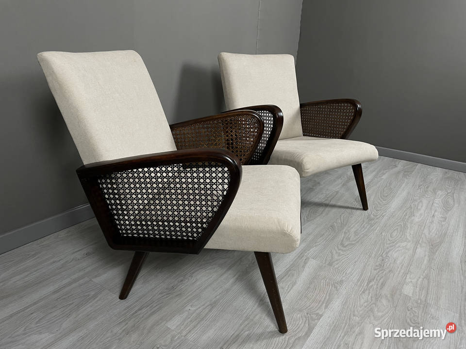 FOTELE LATA 6070 VINTAGE łódzkie Łódź