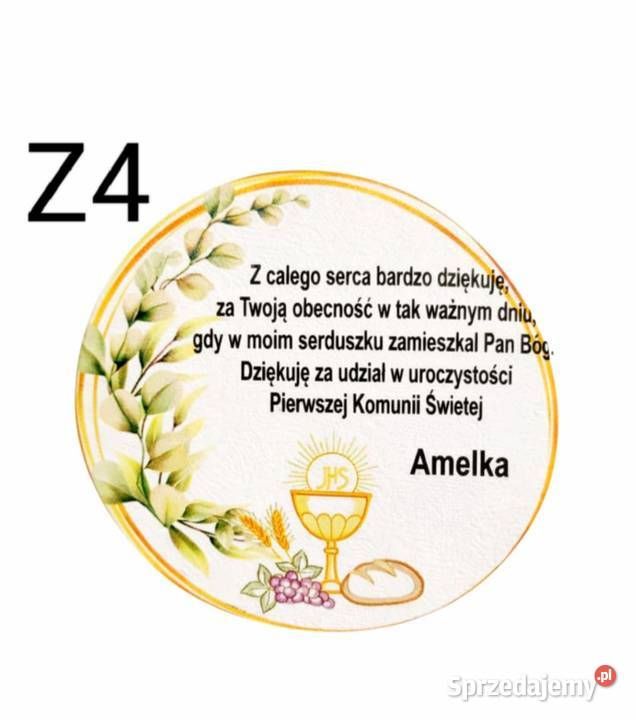 Kolorowe magnesy na Komunię wyjątkowe Sucha Beskidzka