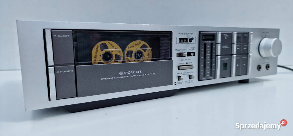Magnetofon Pioneer CT740 Stereo Cassette Deck Elektronika Międzychód