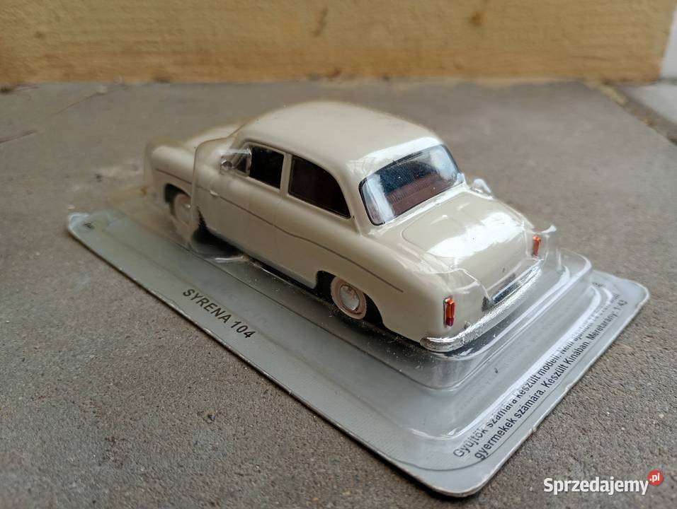 SYRENA 104 model 143 kultowe auta PRL deagostini Warszawa