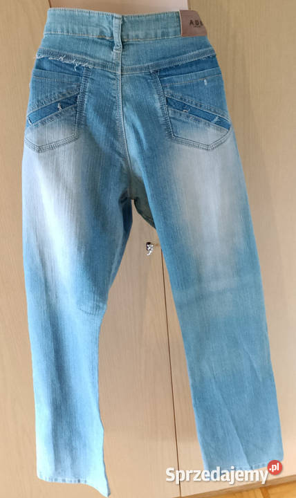 spodnie damskie jeans ADB collection niebieski Suwałki