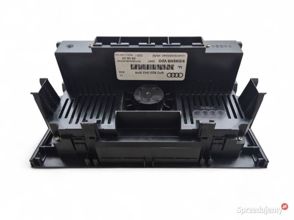 PANEL STEROWANIA NAWIEWU KLIMATYZACJI AUDI A3 8P Działoszyce