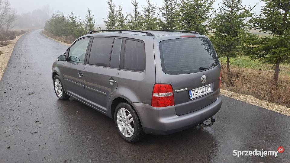 Vw turan 19 tdi szary Bilczów