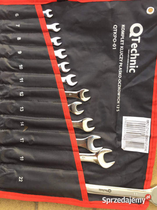 Klucze płasko oczkowe 10 kompletów 622 NOWE Ruda