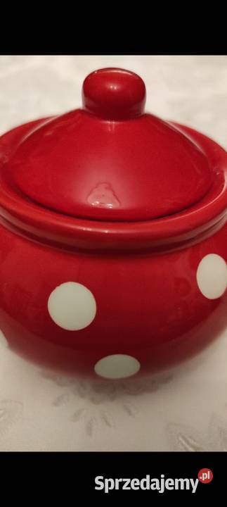 CUKIERNICA W GROCHY VINTAGE HAND MADE CERAMIKA Pabianice