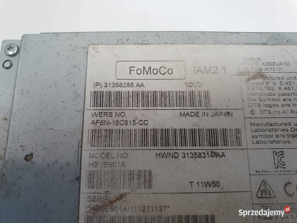 Volvo V40 II V60 S60 II XC60 RADIOODTWARZACZ Chełm sprzedam
