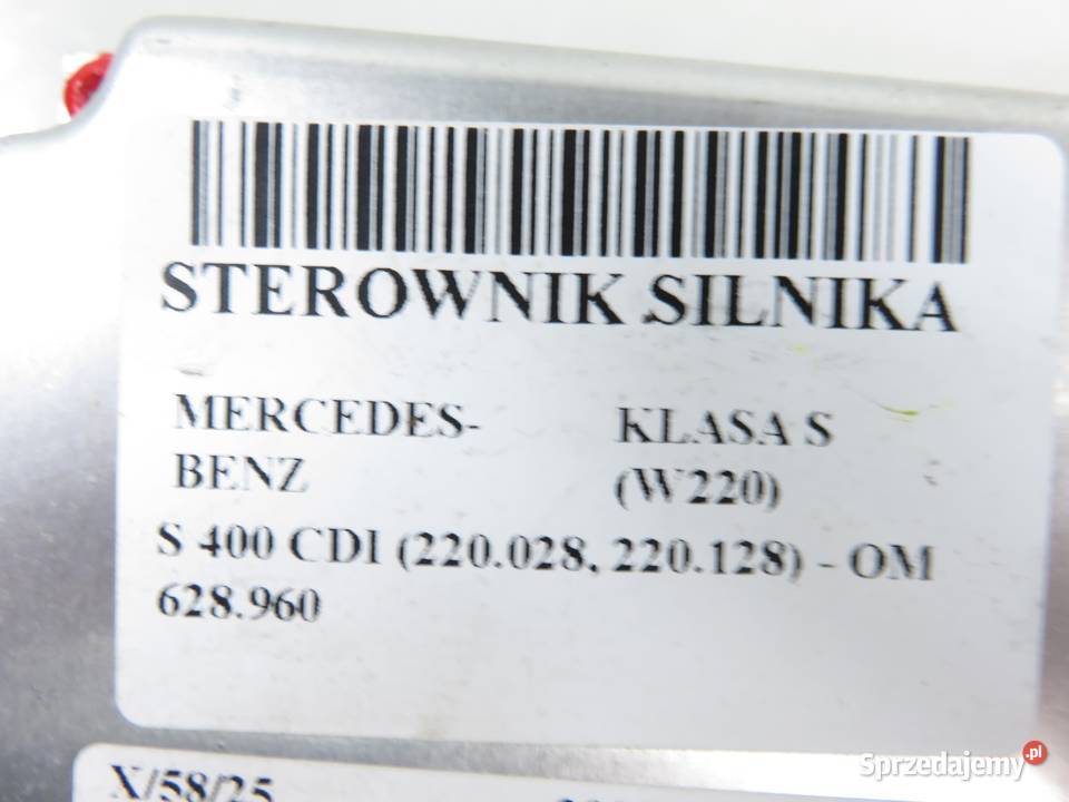 STEROWNIK MERCEDES W220 S 400 CDI 6281532479