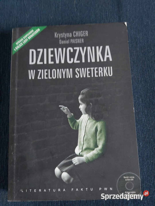 Dziewczynka w zielonym sweterku Krystyna Chiger Osięciny sprzedam