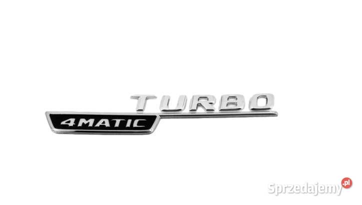MERCEDES CLA GLA AKLASA Emblemat TURBO 4MATIC Pozostałe Ruda Śląska