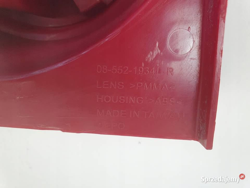 LAMPA TYLNIA LEWA Citroen Berlingo II III 1218r Rudka