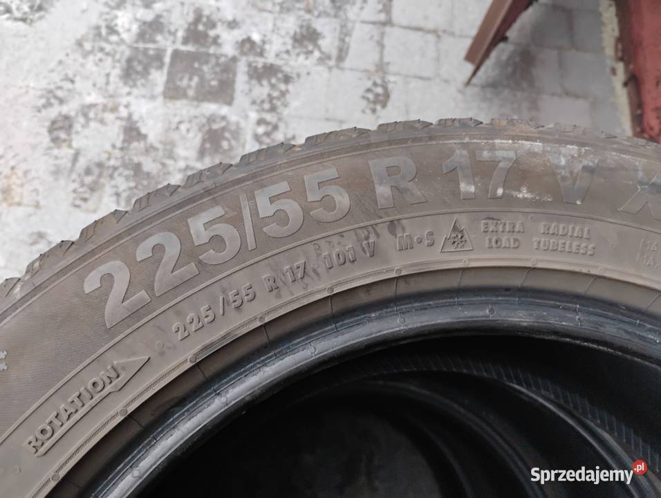 Opony zimowe 22555 R 17 komplet 4 Łaziska Górne