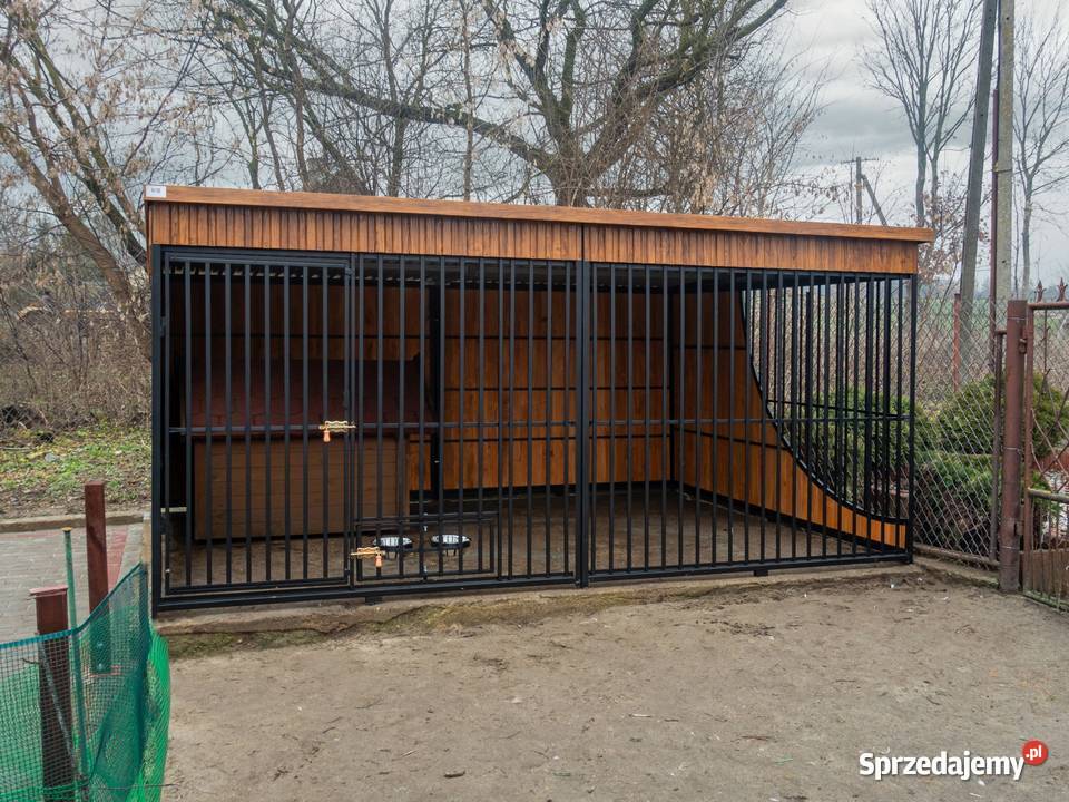 Kojec Mocny Psa Psów z podłogą miskami Ewelin