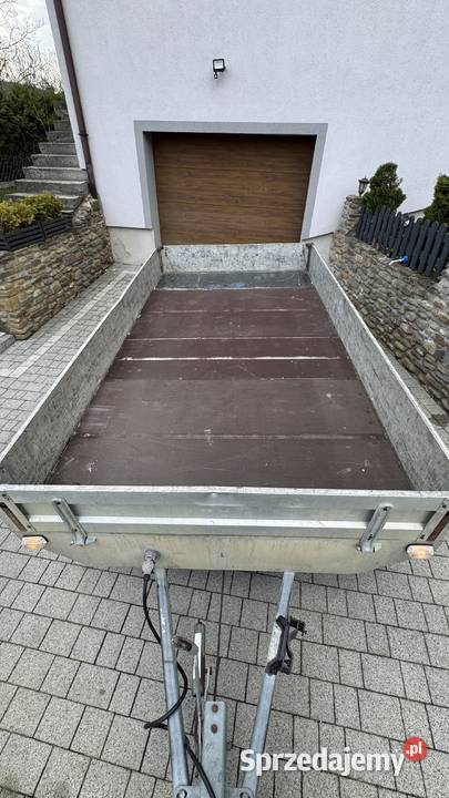 Przyczepa ciężarowa dwuosiowa DMC 2000 burtowe Klimkówka