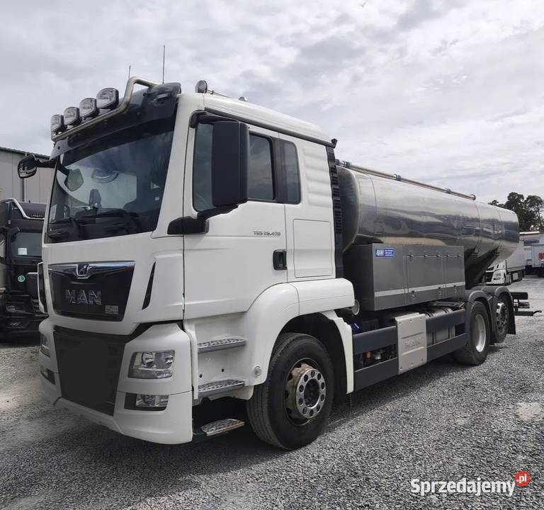 Cysterna do mleka Man Volvo Scania automatyczna Biała Podlaska
