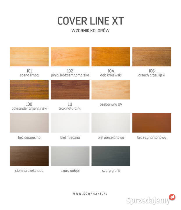 Kryjąca Lakierobejca COVER LINE XT 1 L Gorzów Wielkopolski