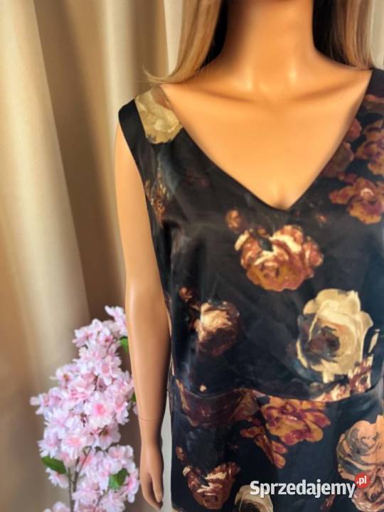 HM sukienka w kwiaty midi oversize plus size 48 mazowieckie Augustówka