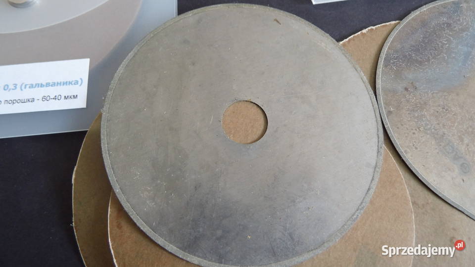 Mineralogia Tarcze diamentowe Cięcie ZSRR AOK Radzewice sprzedam