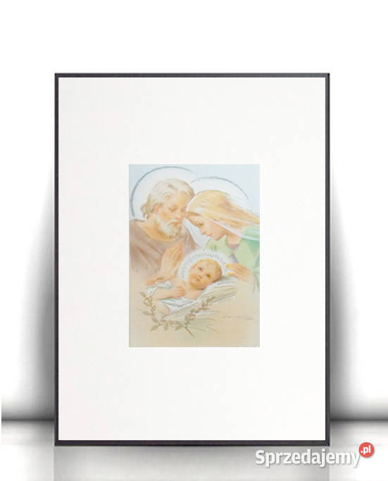 mały obrazek religijnyŚwięta Rodzina plakat warmińsko-mazurskie Olsztyn