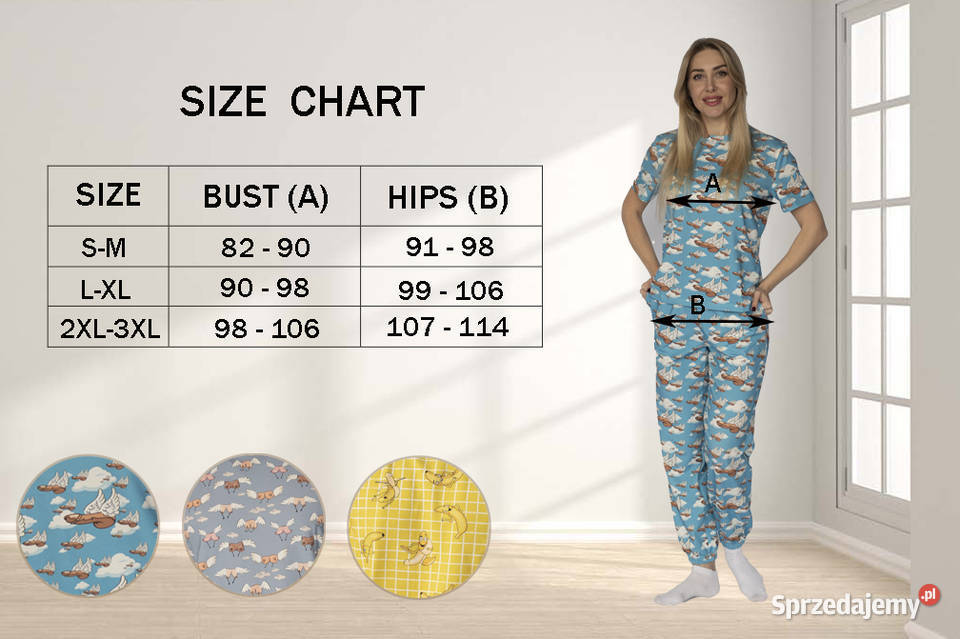 Piżama damska bawełniana Warszawa
