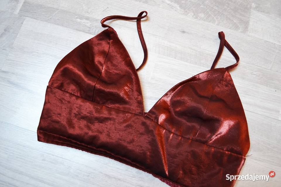 Missguided sexy top burgundowy bordowy S Toruń
