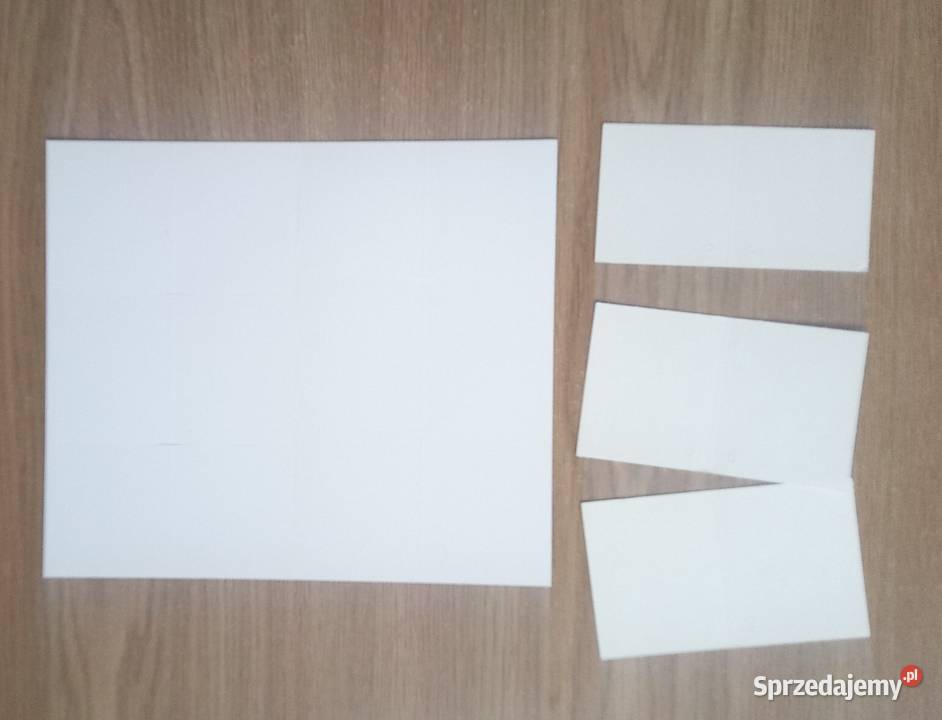 Karteczki składanie z lat PRL