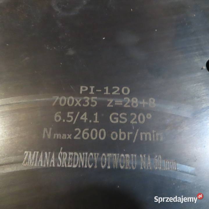 Piła tarczowa 700mm HM z288 Piły tarczowe