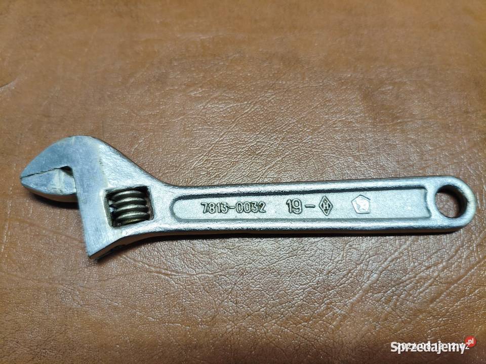 Klucz nastawny ZSRR 19 mm kultowy model 78130032 Pozostałe Lublin