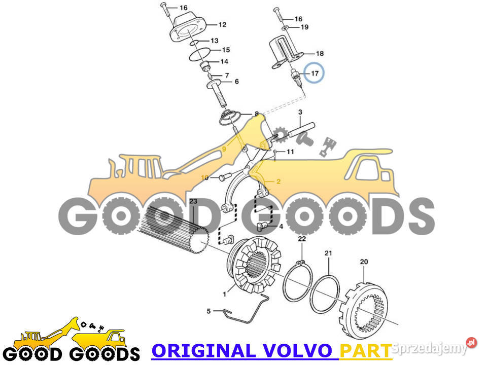 VOLVO CZUJNIK BLOKADY MOSTU DYFERENCJAŁU mazowieckie Władysławów