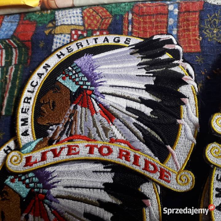 Indianin wysokiej jakości haftowana naszywka i Uniseks świętokrzyskie Starachowice