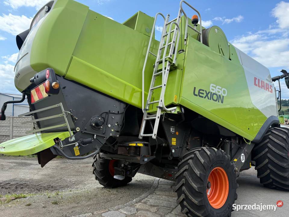 Kombajn zbożowy Claas Lexion 660 heder V750 pro