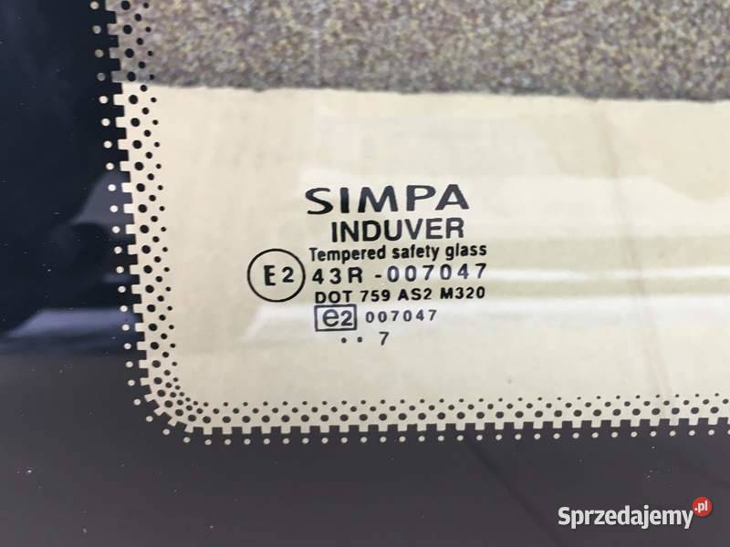 JDM Abaca Szyba Tył Tylna Lewa Stąporków
