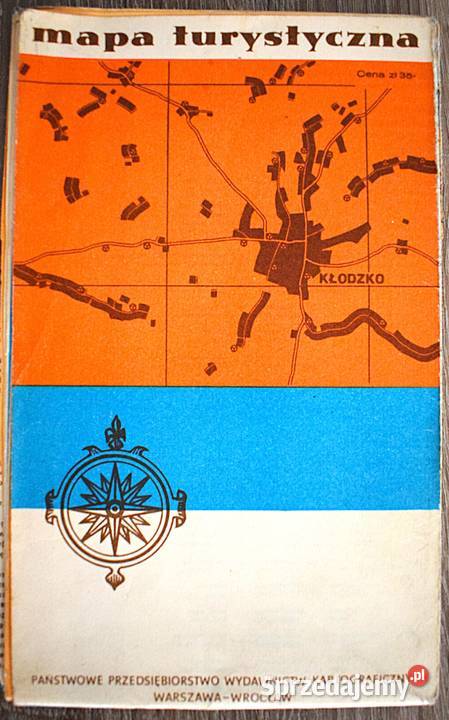 Ziemia Kłodzka mapa turystyczna z 1983 roku Chełmno