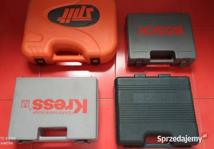 4 walizki Bosch Hitachi Kress Spit tanio Wadowice