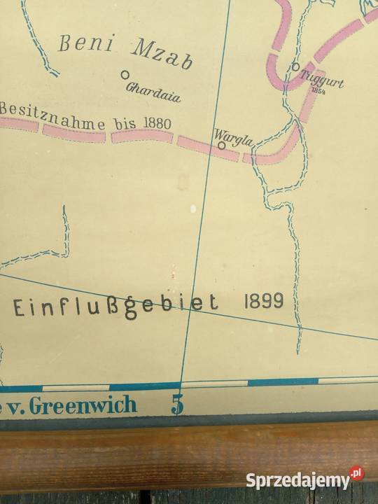 Mapa Europy 1899 150 x 200 Gdów