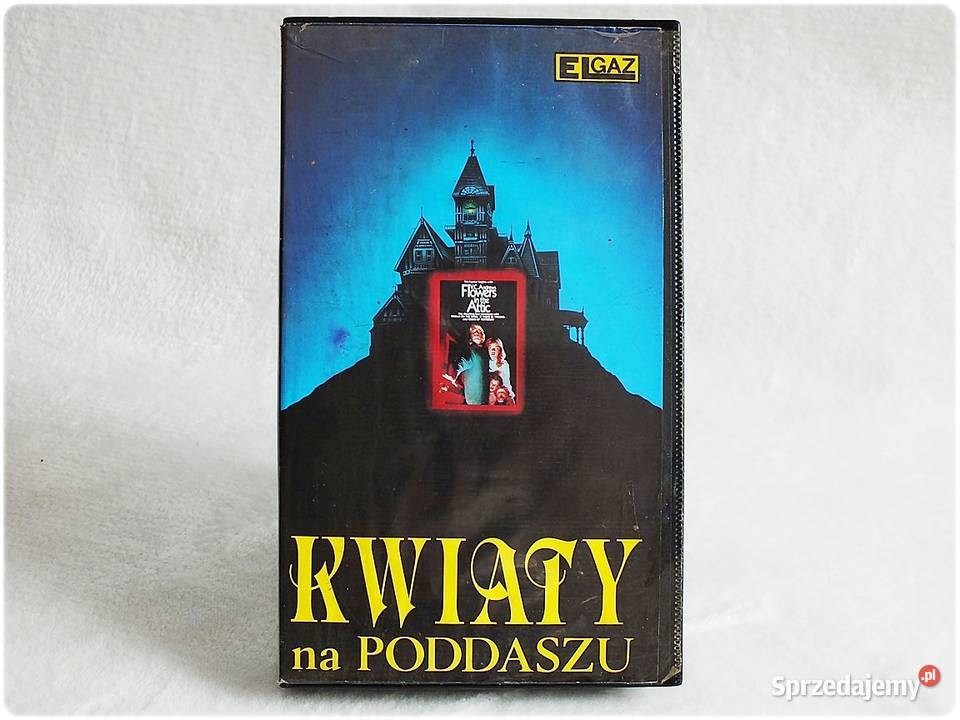 Kaseta VHS Film Kwiaty na poddaszu Film na Video Żary